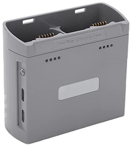 Oumefar UAV Chargeur de Batterie Mini 2 Hub de Bidirectionnel Mini SE Chargeur de Batterie Compatible pour Mini 2/Mini SE Drone (Gris)