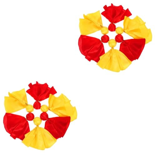 BESPORTBLE 2 Sätze Fußball Rugby Strafflagge Fußball Sport Spielbedarf Strafflaggen Set Für Den Sportgebrauch Rot Gelb Wurfflaggen 6 Stück * 2