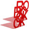 STOBOK Buchstützen 1 Paar n Buchständer Bücherregal Bücherregal Buchorganisator Handgefertigte Buchhalter Lesebuchhalter Lesen Buchhalter Für Regale Buchstaben Metall Buchstütze