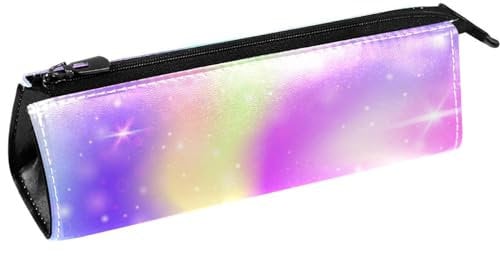 VAPOKF Fee Regenbogen Farbe Stift Tasche Schreibwaren Beutel Bleistift Tasche Kosmetiktasche Tasche Compact Zipper Tasche, multi, 5.5 ×6 ×20CM/2.2x2.4x7.9 in, Taschen-Organizer