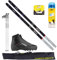 Generisch Atomic Langlaufski-Set Savor XC + Bindung + Schuhe + Stöcke + Skisack + Grip/Glide + Express Mini (Skilänge 193cm (Körpegewicht 75-100 kg))