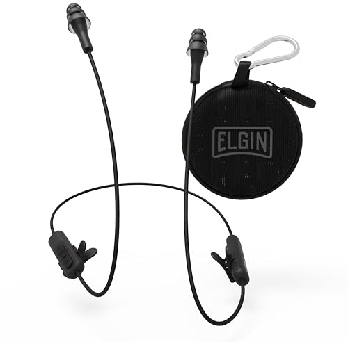 Elgin Ruckus Wireless Bluetooth Earplug Headphones, Ear Plug Earbuds
