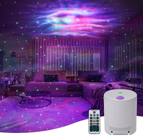 Star Projector, Galaxy Projector for Bedroom, Night Light Projector with Timer and Remote Control, Adjustable Speed and Brightness, for Aurora Projector for Bedroom, Living Room and Home Theater