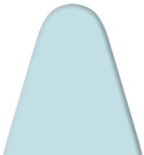 LEEWEITAS Ironing Board Covers 128x40cm, Ironing board cover top 100% cotton heat resistant, Easy to install adjustable size (Light blue, 128 x 40cm)