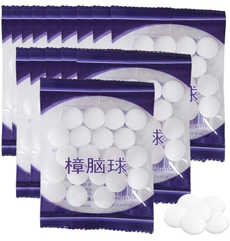 SKYPRO 15Pack Hight-quality Closet Protection – Moth Balls for Effective and Long Lasting Protection Against Moths, Pests, and Odors