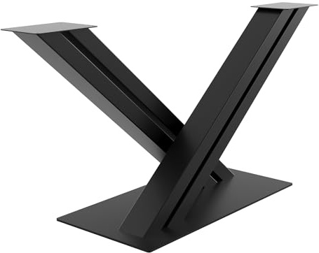 MetaloPro X-Frame Tischgestell, Stabile Metall Tischbeine für Esstisch