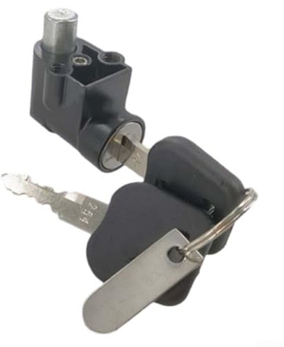 Ebike Battery Power Lock & Key, Premium, Suitable for Hailong 1 2 Battery Cases (11MM)