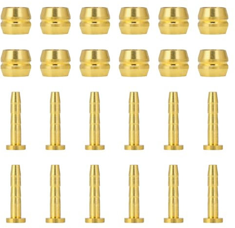 YMWALK Kit de conduite de frein à disque hydraulique, kit d'olive, chambre à air de vélo, insert d'olive pour VTT BH90, BH59, pièces de rechange, kit d'inserts d'olive et de prise, 12 pièces de