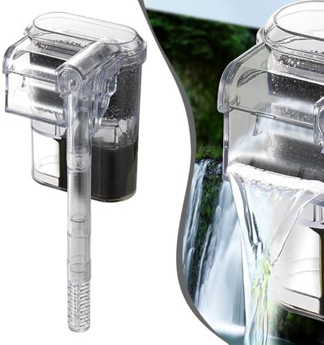 Wall Filter Fish Tank Waterfall Filter USB Cleaning Circulation Water Pump,Aquarium Filter, Mini Quiet USB Waterfall Fish Tank Filter