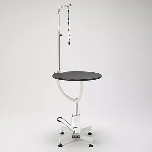 DOFFO Hydraulic Lifting Dog Grooming Table Pet Grooming Table with Non-Slip Countertop and Thickened Steel Frame