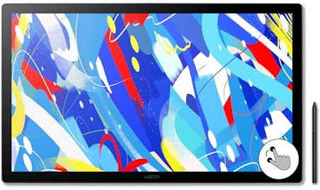 Wacom Cintiq Tablette de dessin tactile 24 pouces avec écran, écran 60,5 cm, Pro Pen 3 (sans batterie), écran 100 % sRGB pour artistes, designers, animation, développeur de jeux, fonctionne avec Mac