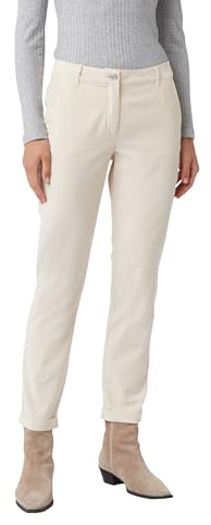 Comma Leichte Cord-Chino mit Umschlag am Saum