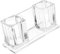 Toddmomy Support De Microphone Acrylique Transparent Pour Bureau Support Stable Pour Micro Sans Fil Base De Rangement Élégante Pour Studios Scènes Et Maisons
