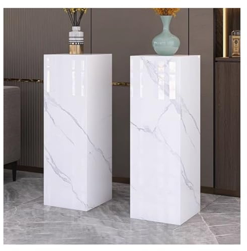 Generico Supporto a piedistallo, Base espositiva per Figure con piedistallo in Legno, Supporto espositivo per sculture, Piattaforma di Base Decorativa per Tavolo da Dessert, carico di 100 kg (40x40x5