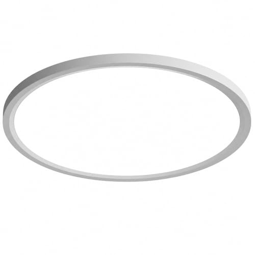 LED Deckenleuchte Ø30cm 24W 3200LM, 5CCT Farbtemperatur 2700K-6500K Einstellbar, Deckenlampe Flach Ultra Dünn, IP44 Wasserfest Lampe Rund Modern Weiß für Badezimmer Küche Schlafzimmer Flur Wohnzimmer