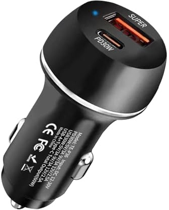 Fahrzeug USB -Adapter - QC Socket, C -Port | Hochgeschwindigkeitsausgangs