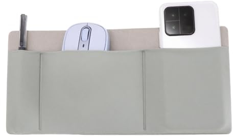 External Hard Drive Carrying Case - Pouch Holder for Computer Accessories | Stick On Laptop with 3 Pocket Storage Organizer for External Hard Disk, Pens, Wireless Mice, Cables, Earphones