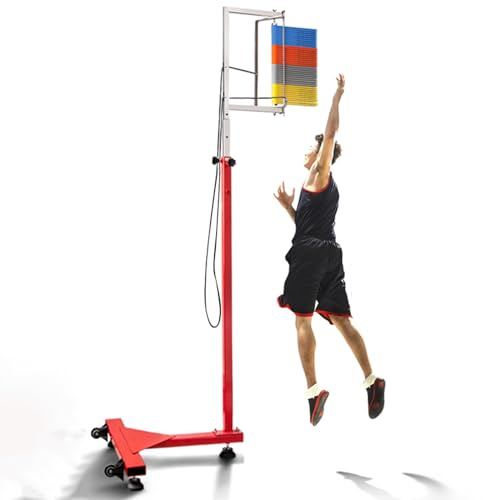 KLYDBMYT Vertical Jump Tester Adjustable Height Floor Stand Jump Measurement Tool for School Gym - Vertical Stick Pole Tool