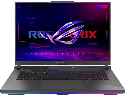ASUS ROG Strix G16 | 16 WUXGA 165Hz | AMD Ryzen 9 9955HX | RAM: 32GB | SSD: 1TB | NVIDIA RTX 5060 | Einzeltasten RGB | Windows 11 Pro | Notebooktasche