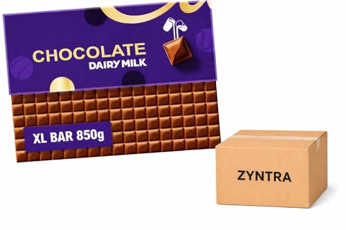 Dairy Milk Chocolate Gift Bar 850g – Extra Large Creamy Milk Chocolate, Smooth & Rich Taste, Perfect for Sharing, Parties & Gifting