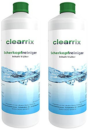 Scherkopfreiniger Nachfüllflüssigkeit für Reinigungskartuschen Rasierpflege für CCR Reinigungskartuschen 2000 ml Syncro Shaver Clean und Renew Refills