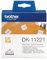 Brother Quadratische Etiketten (1000 St./Rolle) weiß 23 x 23 mm