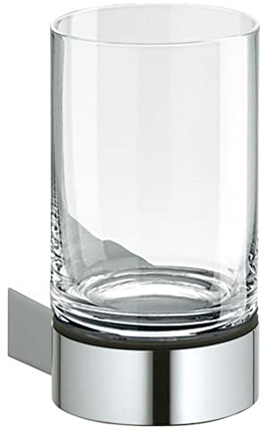 KEUCO PLAN Glashalter, Echt-Kristallglas, 14950079000, Farbe: Edelstahl