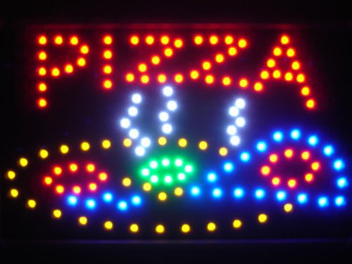 LAMPE NEON ENSEIGNE LUMINEUSE LED led060-r Pizza Shop LED Neon Sign WhiteBoard