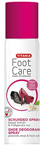 TITANIA Schuh Deospray, desinfizierend, bei Schuhgeruch, Schweißfüße, Schuhspray, 200 ml
