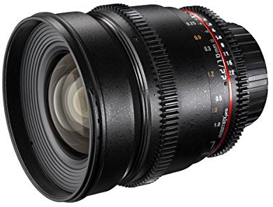 Walimex 19791 Lente de cámara - Objetivo (13/11, Objetivo Ancho, 0,2 m, Sony E, 2,2-22, 1,6 cm)