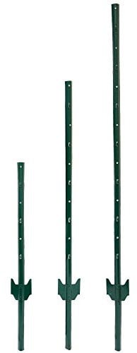 Niederberg Metall Postes para Vallas Mallas de Alambre 80cm