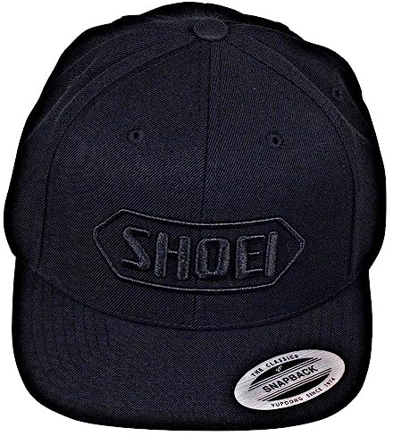 Shoei Baseball-Black (Black Logo)