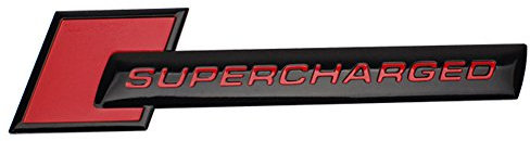 Supercharged Auto-Aufkleber für Kotflügel, Heckklappe, für Suzuki Dodge Jeep Overland Mercedes BMW Mustang Ranger, Volvo, Chevrolet, Nissan, Mazda, Audi, VW, Ford, Fiesta, Honda, Toyota