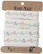 SiAura Material - 1 Rolle Baumwollband Weihnachten Muster, Breite 15mm Dicke 0,3mm, ca. 5m, Weiß Bunt Stiefel