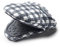 Zeal V124T Gingham Mini Mitt Pot Holder, Cotton, Dark Grey, 17.5 x 13.5 x 2.5 cm