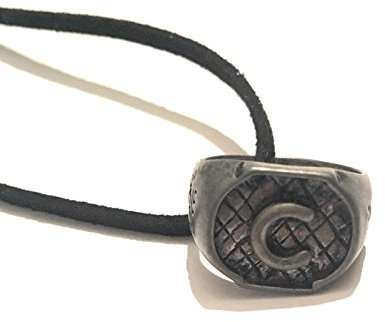 giulyscreations Ring Carstairs Shadowhunters mit Halskette aus Metall, nickelfrei, The Mortal Instruments Turri Schlösser Emma Julian Runa Angelica Power Saga Jace Herondale Clary Fantasy Cosplay