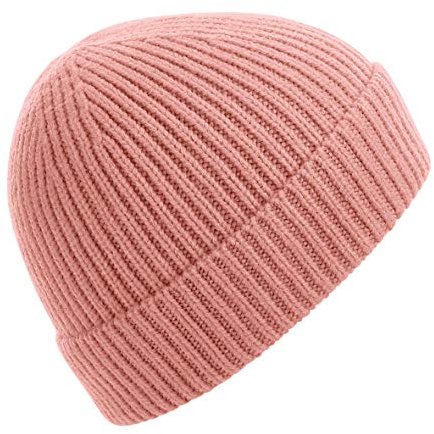 Beechfield Strickmütze Short Beanie Altrosa