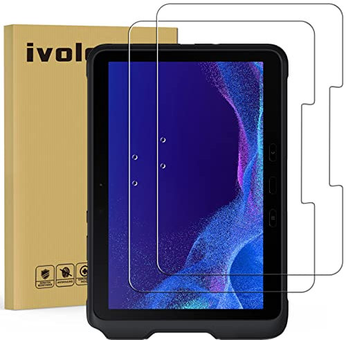iVoler 2 Pezzi Vetro Temperato per Samsung Galaxy Tab Active 5 PRO/Tab Active 4 PRO/Tab Active PRO 10.1 Pollici, Pellicola Protettiva Protezione per Schermo Anti Graffio, Durezza 9H, Senza Bolle