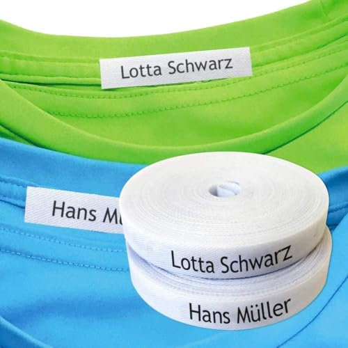 Namensaufkleber Kleidung, Personalisierbare Bügeletiketten, Kleidung Namensetiketten Thermo-Klebstoff. Etiketten für Eisen. Namensetiketten kinder, Etiketten Schule. (150 stück)