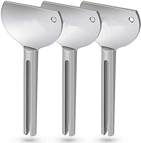 3Pcs Zahnpasta Squeezer Tube Squeezer Metallwickler Wirtschaftlich, um Zahnpasta-Cremes zu sparen Paint Squeezer Roller Tool Einfach und praktisch