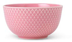 Lyngby Porcelæn Schale Ø11 cm Rhombe Color Mix & Match aus Porzellan, rosa