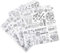 (150 Stück) SKIR'CO Fast Food Beutel 15 x 15 cm Sandwichsäcke, Lebensmittelverpackung, Snackaufbewahrung, fettbeständig (150)