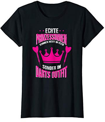 Damen Dart Dartmannschaft Dartspieler Kostüm T-Shirt