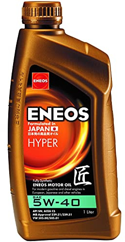 ENEOS Motoröl 5W40 “HYPER” 1L - Motorenöl für Auto - Vollsynthetisch Motor Öl mit Organischen Zusätzen - Weniger Kraftstoffverbrauch - Motorschutz