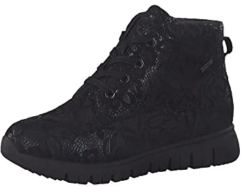 Tamaris Comfort Stiefelette 8-8-86204-29-5 schwarz 39 Weit Comfort Fit Removable Footbed Recycled PET & TEX Membran