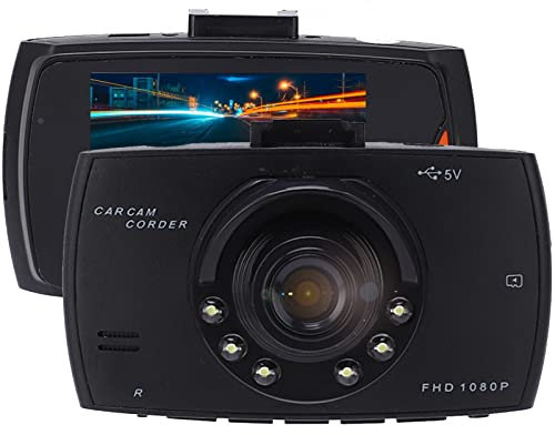 Dash CAM, Grabadora de Coche Full HD 1080P, Grabadora de Cámara Gran Angular de 170 Grados, Monitor de Estacionamiento de Visión Nocturna, Bucle Automático con Sensor de Gravedad.