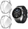 HOMTERN 2-Pack Cases for HUAWEI Watch GT 3 Pro 43mm 46mm Case,Flexible Crystal Clear TPU Full Cover Shell Shockproof Scratch-Proof Screen Protector Case (46mm)