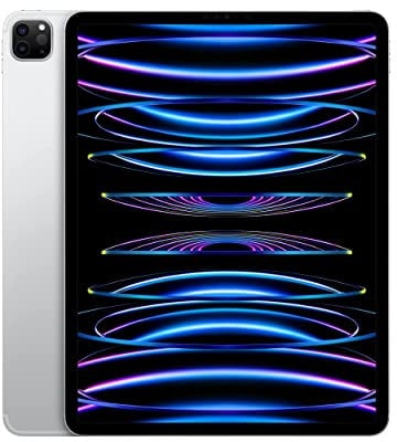 2022 Apple iPad Pro de 12,9 Pulgadas (Wi-Fi + Cellular, 256 GB) - Plata (6.ª generación)