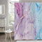 Hnmdmyi Duschvorhang Marmor Lila 180x180, Blau Gold Glitzer Duschvorhänge Abstrakt Modern Luxus Aquarell Tinte Kunst Badewanne Vorhang Wasserdicht Polyester Stoff Waschbar Badevorhang mit Haken