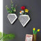 XIHACTY Blumenvase, zerkleinerte Diamanten, zum Aufhängen, geometrisches Dekor, verspiegelter Behälter, Set mit 2 dekorativen Vasen, luxuriös für Heimdekoration, geeignet für künstliche Blumen, kann